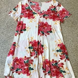 Floral swing dress